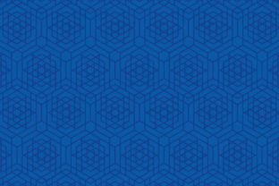 Blue Hexagon Pattern