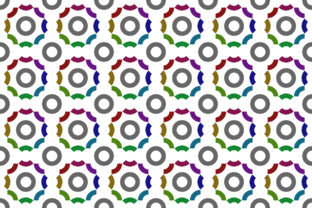 Colorful Circle Pattern: A Versatile Design Element for Modern Creativity