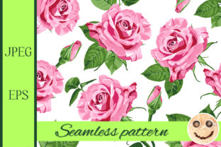 Pink Roses and Leaves Seamless Pattern: A Versatile Design Asset