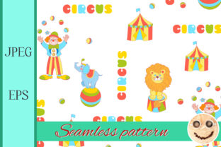 The Cheerful Circus Vector Seamless Pattern: A Creative Powerhouse for Modern Design