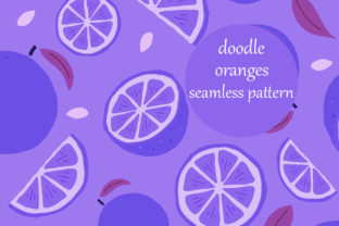 The Scattered Colorful Doodle Orange Pattern: A Versatile Tool for Creative Expression