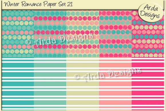 Winter Romance Paper Set 21: A Perfect Addition to Your Crafting and Design Projects
