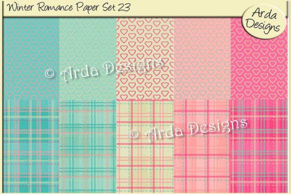 Winter Romance Paper Set 23